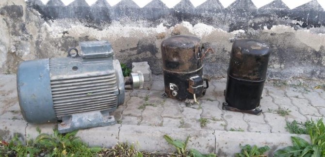 Afşin'de dinamo hırsızları yakalandı