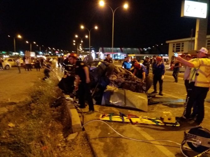 Kahramanmaraş’ta trafik kazası: 1 ağır 5 kişi yaralandı