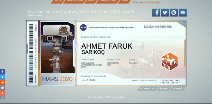 NASA duyurdu, Türkler birinci oldu