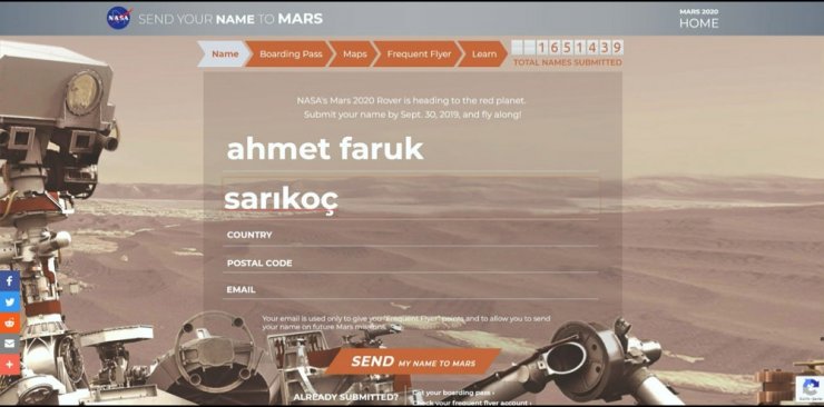 NASA duyurdu, Türkler birinci oldu