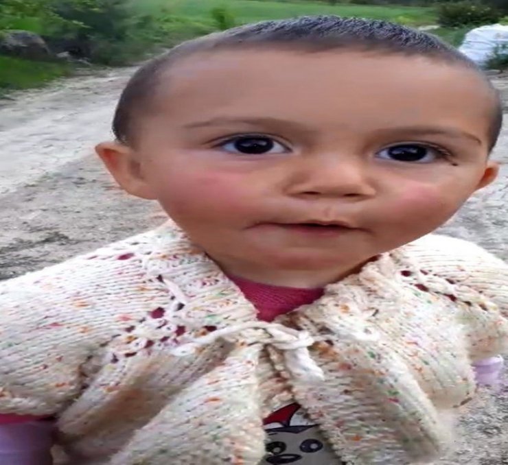 Kıyafetler 1,5 yaşındaki Ecrin’e ait