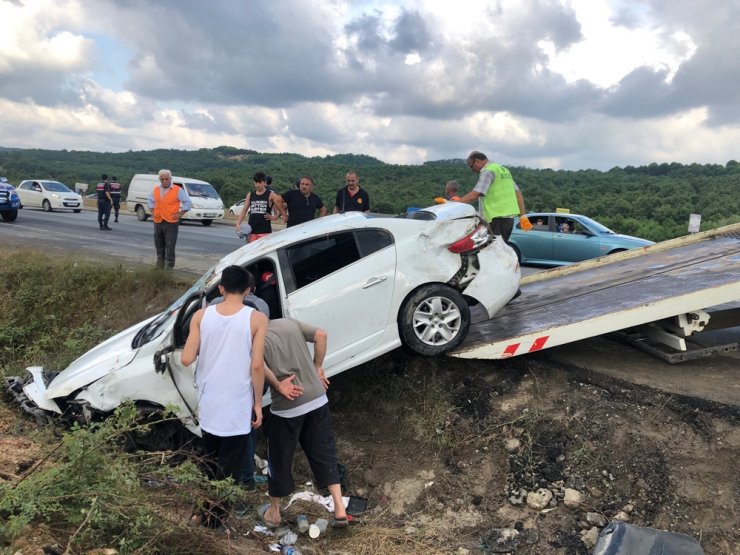 Şile’de feci kaza: 8 yaralı