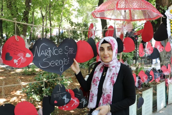 Kahramanmaraş’ta şiir sokağı beğenileri topladı