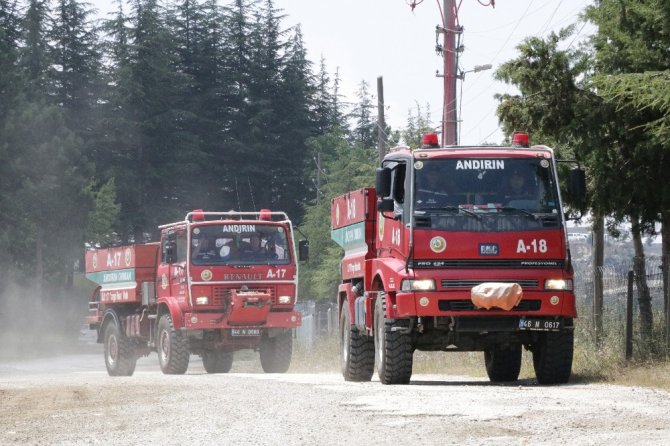 Kahramanmaraş’ta orman yangınlarıyla mücadele ediliyor