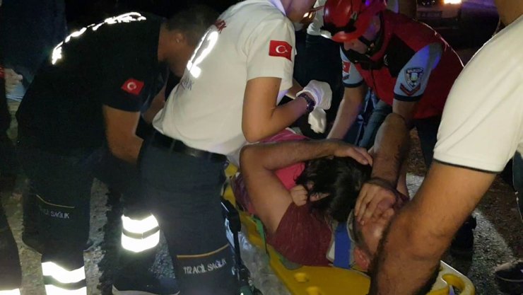 Kazada küçük kızın feryadı yürek dağladı