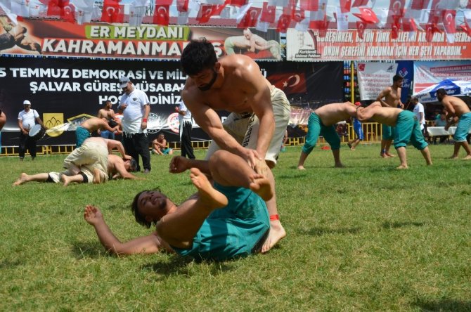 Geleneksel Şalvar Güreş müsabakaları yapıldı