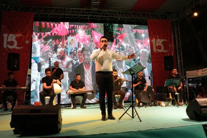 Kahramanmaraş’ta 15 Temmuz coşkusu yaşandı