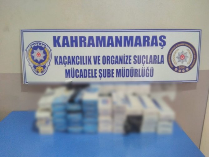 Kahramanmaraş'ta kaçak sigara satan bakkallara operasyon