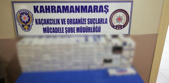 Kahramanmaraş'ta kaçak sigara satan bakkallara operasyon