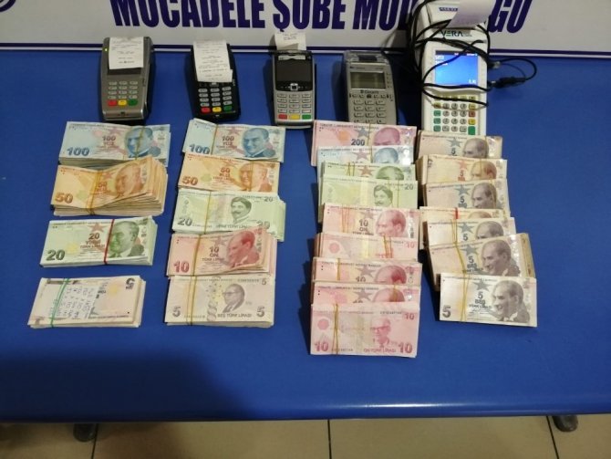 Kahramanmaraş'ta yüzde 7 faizle pos tefeciliği yapan kuyumcuya baskın