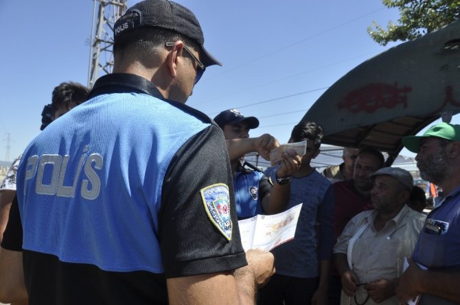 Kahramanmaraş'ta polis ekipleri sahte para uyarısı yaptı