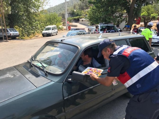 Kahramanmaraş'ta Jandarmadan drone ile trafik denetimi