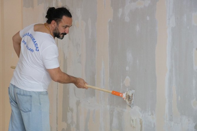 Öğretmenler, okulu yeni eğitim öğretime böyle hazırladı