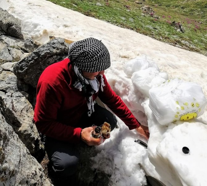 Kahramanmaraş'ta 2 bin 700 rakımda ’karsambaç’ keyfi