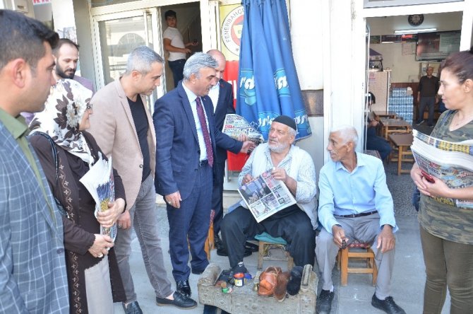 MHP’den esnafa "Siftah bizden bereket Allah’tan" ziyareti