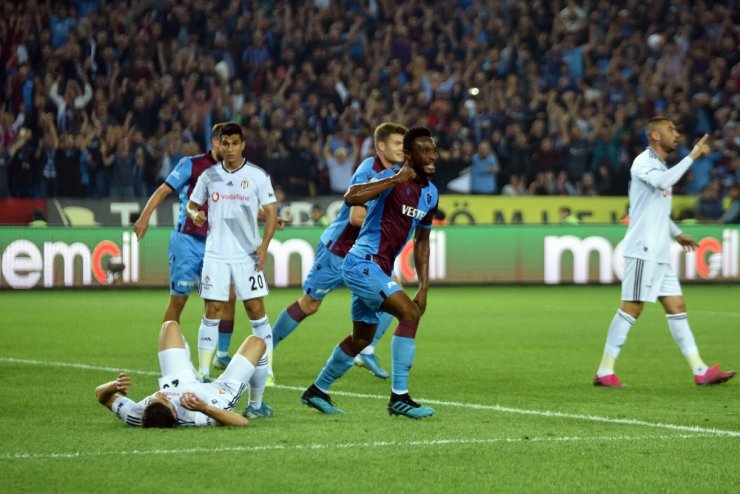 Trabzon spor Beşiktaş'a gol oldu yağdı