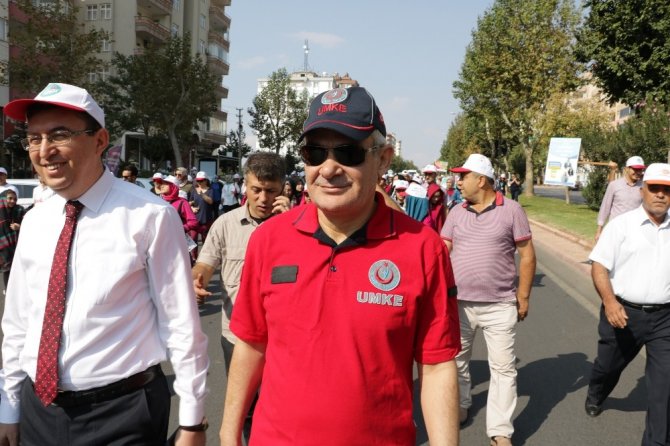 Kahramanmaraş'ta Dünya Yürüyüş Gününde 10 bin adım attılar