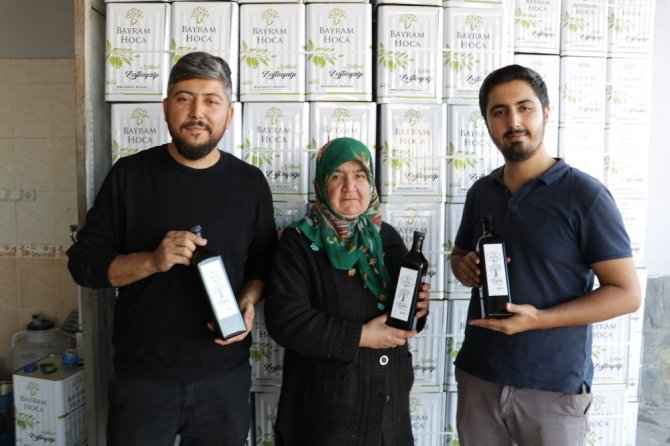 Kahramanmara'ta Aile boyu zeytinyağı üretiyorlar