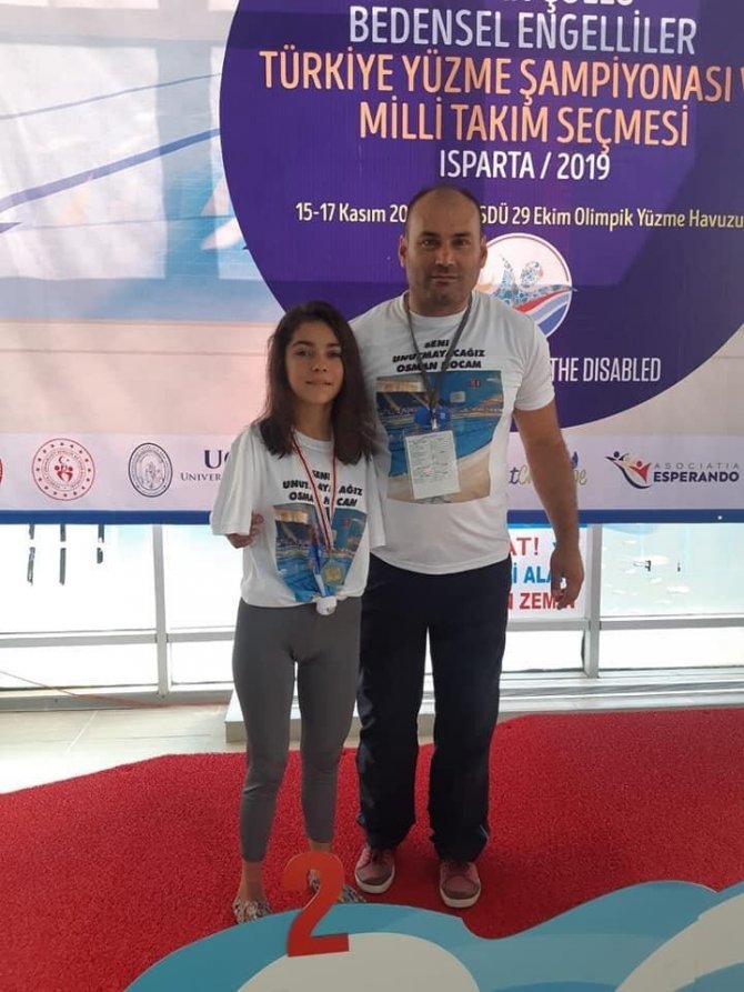 Kahramanmaraşlı Sevilay 4 madalya kazandı