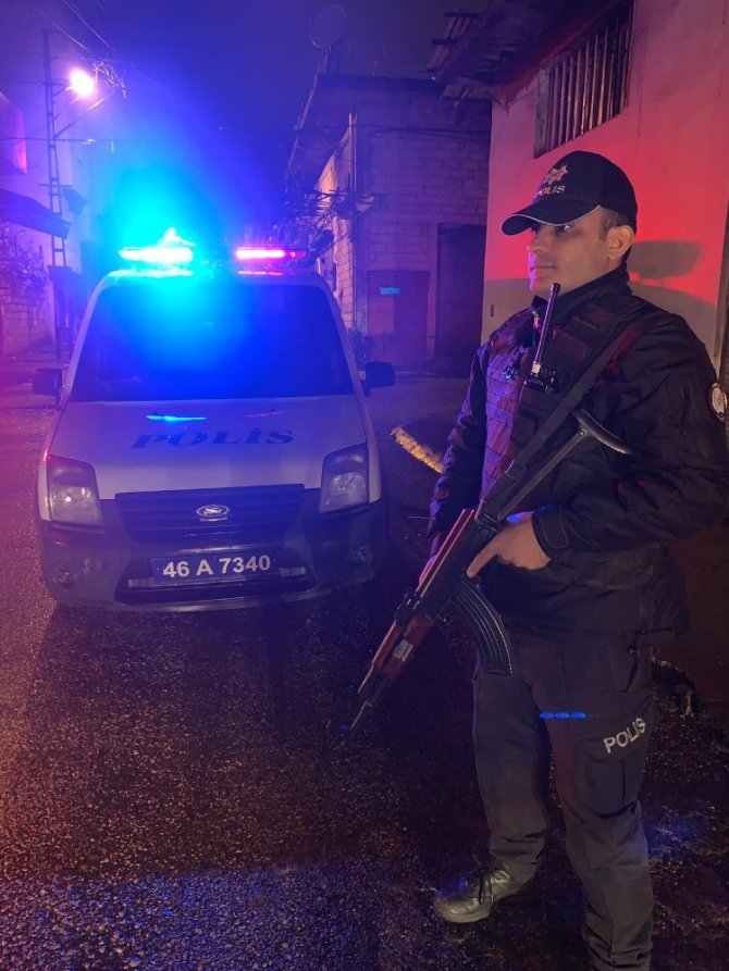 Kahramanmaraş’ta arama kaydı olan 38 kişiden 16’sı tutuklandı