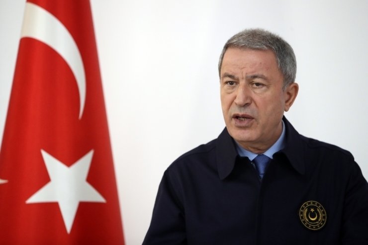 Bakan Akar, Başkanlık Konseyi Başkanı Fayiz es-Serrac ile görüştü