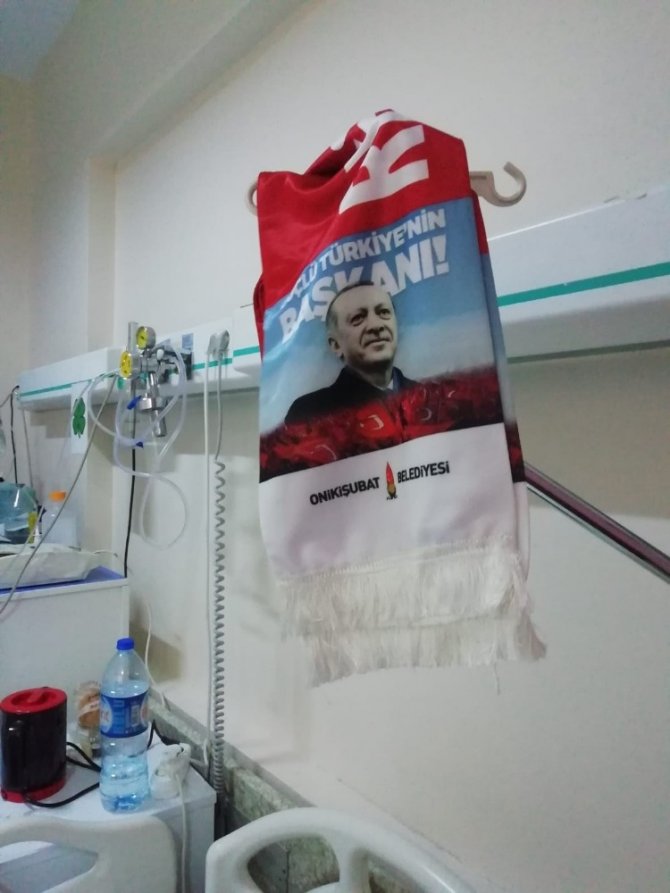 Epilepsi hastası minik İkra’nın Cumhurbaşkanı Erdoğan sevgisi