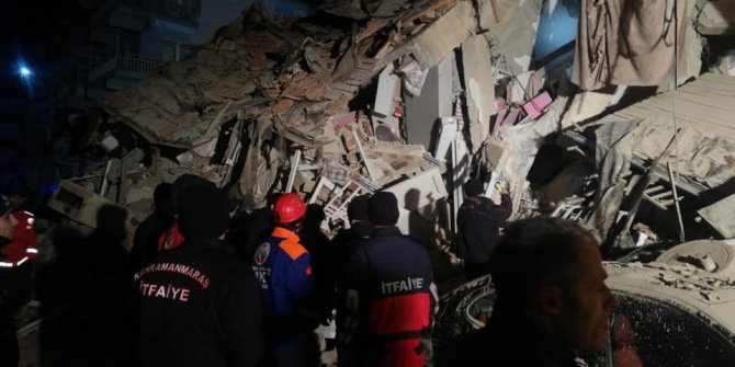 Kahramanmaraş itfaiye ve AFAD ekipleri Elazığ’da