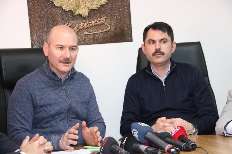 Bakan Soylu:"Kanunumuzda afet bölgesi diye bir kanun yok"