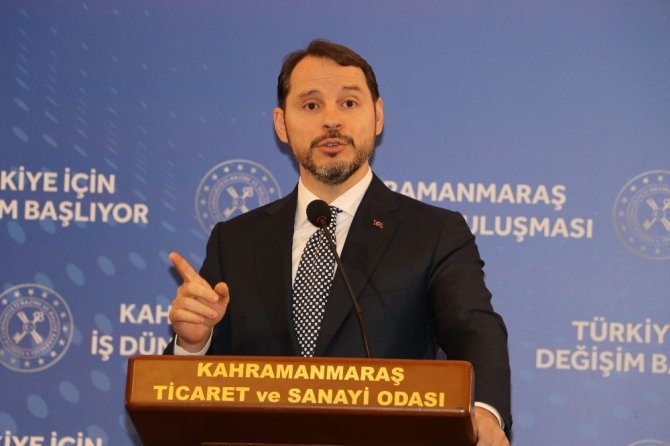 Bakan Albayrak: Kahramanmaraş'ta konuştu: "Kamu bankalarında faizi yüzde 8-10 bandına çekeceğiz"