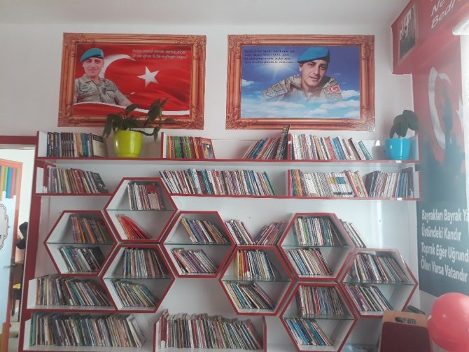 Şehit Serkan Bursalı’nın adı kütüphanede yaşatılacak