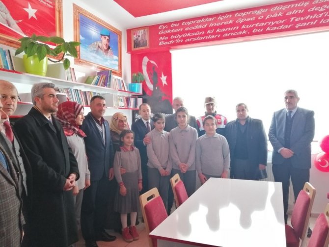 Şehit Serkan Bursalı’nın adı kütüphanede yaşatılacak