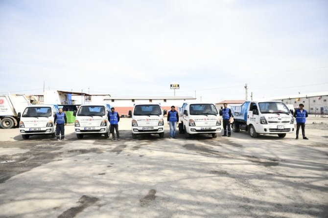 Elbistan'da çöp taksi görücüye çıktı
