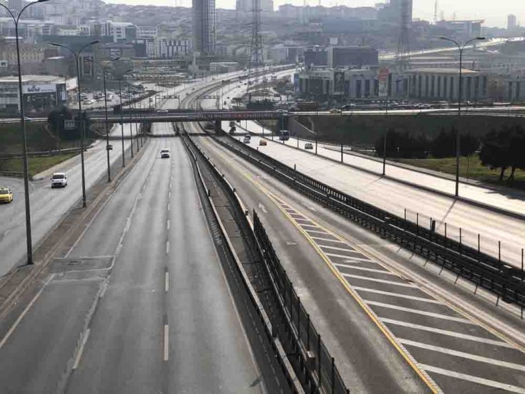İstanbul'da trafik yoğunluğu yüzde 1’e düştü