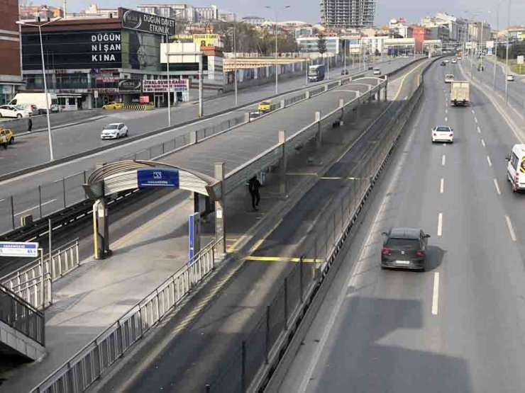 İstanbul'da trafik yoğunluğu yüzde 1’e düştü