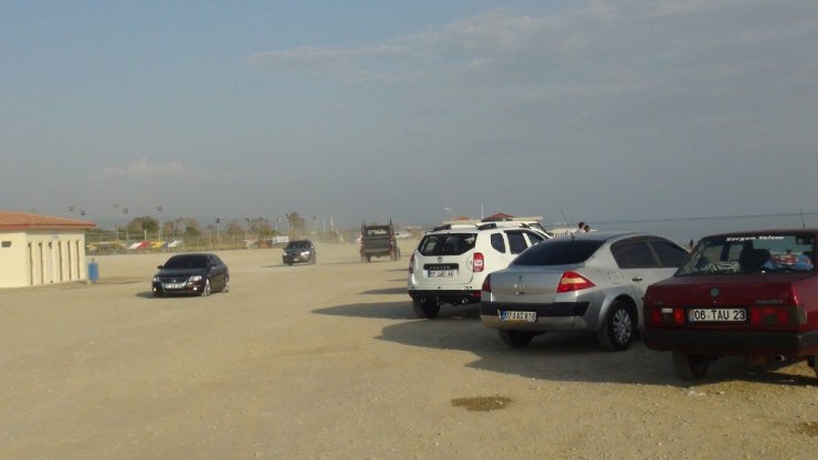 Sahilde ’pes’ dedirten görüntüler