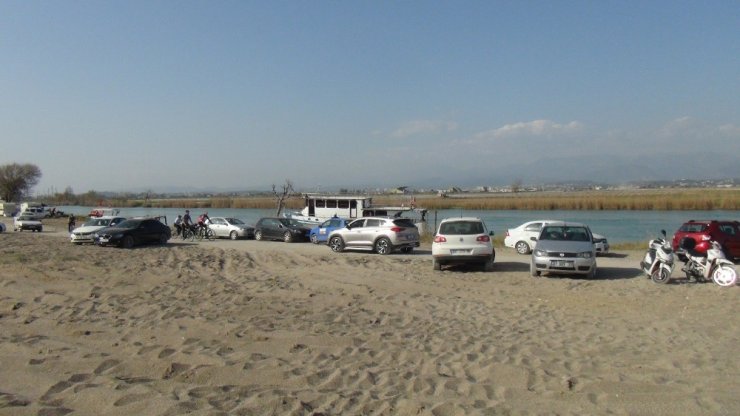 Sahilde ’pes’ dedirten görüntüler