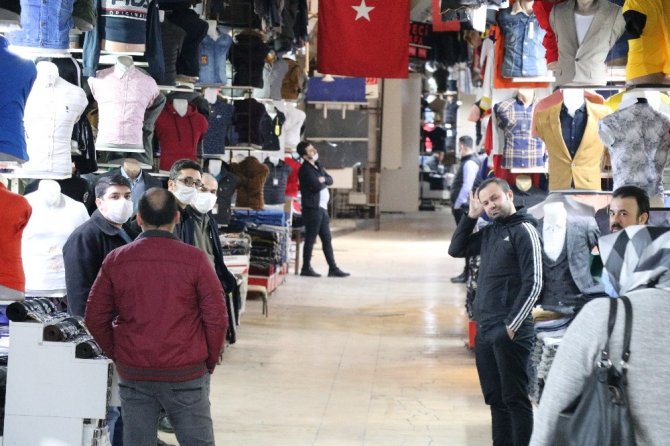 Kahramanmaraş Kapalı Çarşı sessizliğe büründü