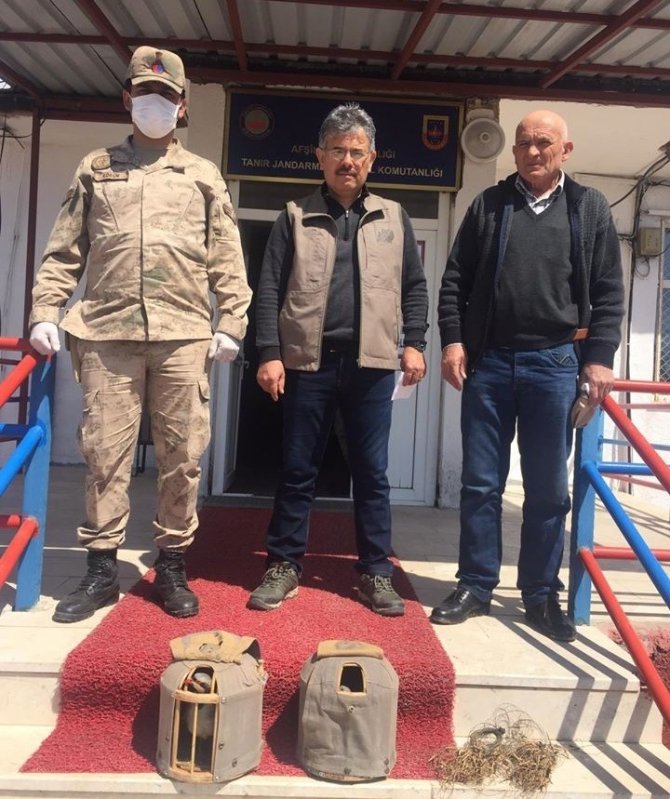 Keklik avlamak için kurduğu tuzağa kendisi düştü