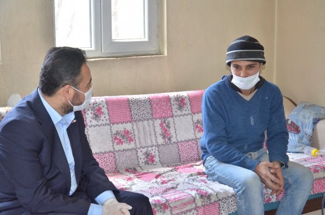 Başkan Gürbüz, Cumhurbaşkanına çağrı yapan vatandaşı ziyaret etti