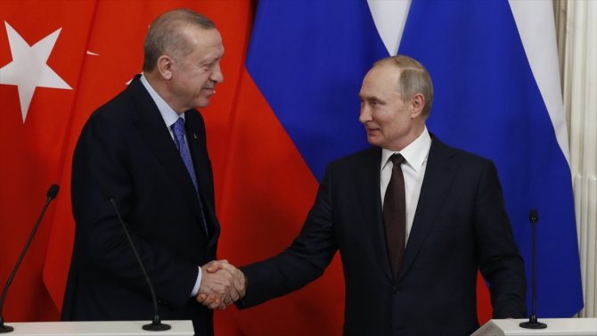 Cumhurbaşkanı Erdoğan, Putin ile telefonda görüştü