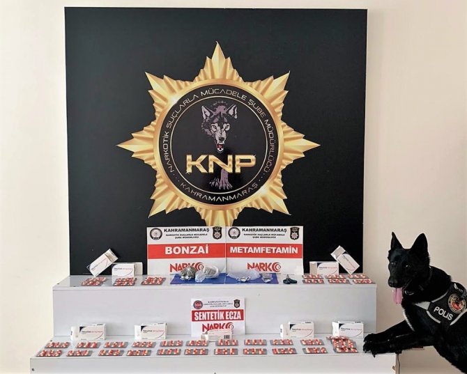 Kahramanmaraş Polisi uyuşturuculara suç üstü yaptı