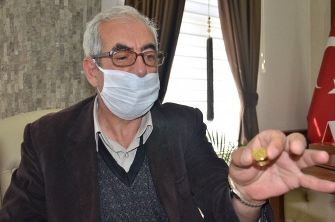 İlk kazancı ile aldığı yüzüğünü bağışladı