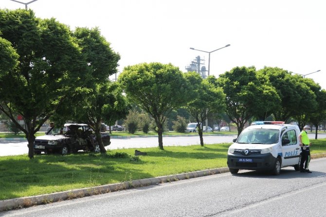 Kahramanmaraş’ta otomobil minibüse çarptı: 2 yaralı