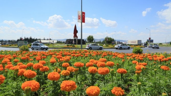 Kahramanmaraş çiçek bahçesine döndü