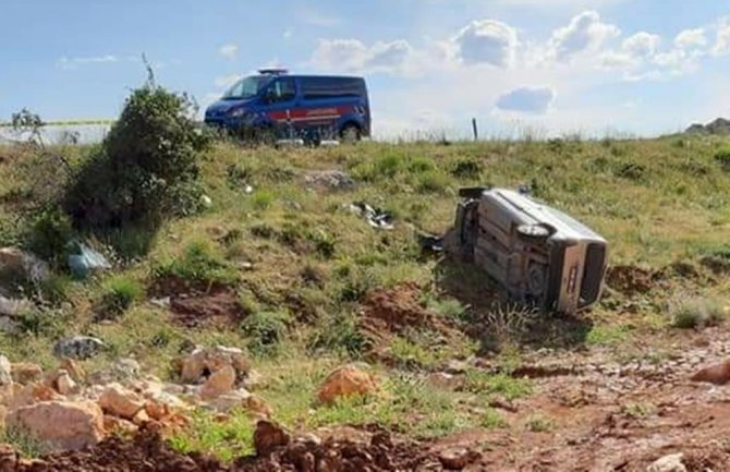 Nurhak ilçesindeki kazada 1 kişi öldü 2 kişi yaralandı