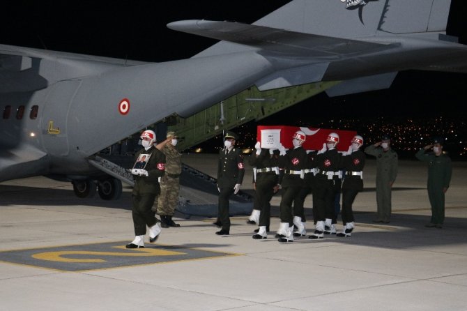 Şehidimizin cenazesi memleketine getirildi