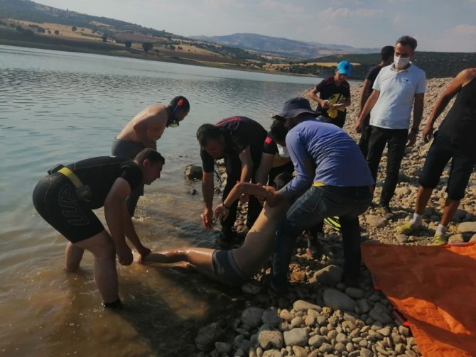 Pazarcık'ta baraj gölünde boğuldu