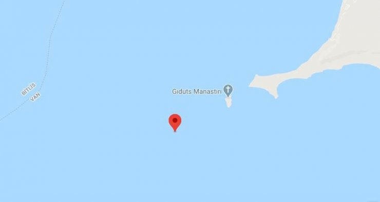 Van'da batan tekneden ilk görüntü