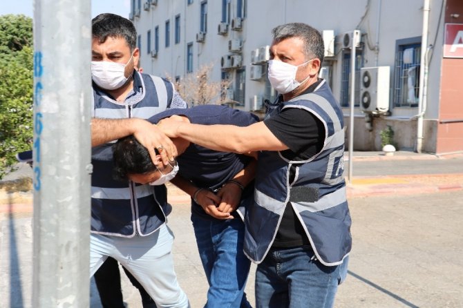 Hırsızlıktan tutuklandı gazetecileri tehdit etti