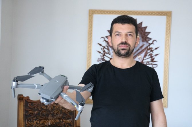 Oyuncak drone havalandırdı, 8 bin lira ceza yedi